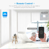 1 x RAW Customer Returns Smart roller shutter timers, Maxcio WiFi roller shutter blind curtain switch, compatible with Alexa and Google Home, APP remote control and timer, touch switch, neutral wire required - 4 packs - RRP €92.99