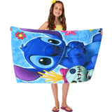 1 x RAW Customer Returns BJPERFMS Stitch beach towel, 150 x 70 cm beach towel children, Stitch beach towel microfiber, Stitch towel, quick-drying bath towel for camping, beach, sauna, Lilo Stitch gift for fans - RRP €18.14