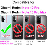 3 x Brand New TOMYOU Cover Compatible with Xiaomi Redmi Note 10 PRO Xiaomi Redmi Note 10 PRO Max 6.67 Inch Case, Premium PU Leather Case Anti-Slip Flip Folding Case - RRP €61.2