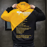 1 x RAW Customer Returns KENAIJING Men s Hoodie Sweatshirt Hoodie Long Sleeve Pullover Yellow, 2XL  - RRP €36.98