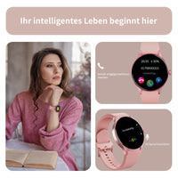 1 x RAW Customer Returns BingoFit Smartwatch for women with telephone function, 1.43 AMOLED touchscreen fitness watch, fitness tracker with heart rate monitor, sleep monitoring, blood pressure SpO2, , pedometer watch for women and men - RRP €44.36