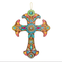 1 x RAW Customer Returns DCIDBEI Diamond Painting cross Wall hangings Christian gift Religious Charm Crystal Crucifixes Puzzle Diamond in gift packaging 17x25cm - RRP €20.4