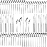 1 x RAW Customer Returns Cutlery set 60-piece for 12 people, Wildone premium stainless steel highly polished cutlery set, durable for the home kitchen, including fork-knife-spoon set - RRP €34.99