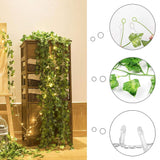 20 x Brand New Toulifly fairy lights with leaves, LED fairy lights ivy artificial, ivy garland fairy lights indoor 2m with 20 LED light, green leaf ivy tendril fairy lights, spring plant decoration for wedding party - RRP €154.8