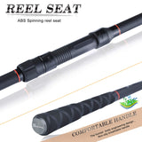 1 x RAW Customer Returns Sougayilang Carp Fishing Rod Carbon Fiber Spinning Rod, with Super Smooth Guide Ring, 6 7 Section Portable Travel Fishing Rod for Saltwater or Freshwater Carp Rod-30 - RRP €39.85