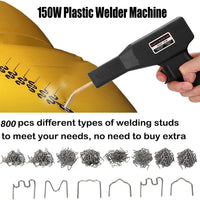 1 x RAW Customer Returns 150W Plastic Welder, Car Bumper Crack Repair Kit, 800pcs Hot Staplers Plastic Welding Machine, Welding Repairing Machine for Car Bumper Auto Parts Kayak Canoe - RRP €29.84