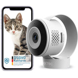 1 x RAW Customer Returns PetTec Cam Lite - Pet Camera Dog Camera with App WITHOUT SUBSCRIPTION - Cat Dog Camera at Home with Motion Detection Night Vision Function - Pet Cam with Sound Detection Voice Function - RRP €39.92