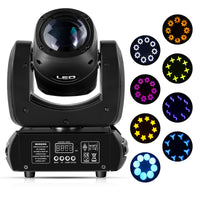 1 x RAW Customer Returns 100W Moving Head Stage Light,High Brightness Powerful Beam Effect Pattern Beam Light Rotating KTV Private Room Moving Head for Disco Club Live Show Bar Wedding Halloween Christmas - RRP €170.32