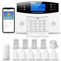 1 x RAW Customer Returns Clouree 4G Security Alarm System, GSM Home Security Alarm System, Infrared Detector Sensor, Remote Control Kit for Warehouse Home Security - RRP €97.38