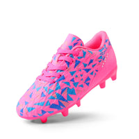 10 x Brand New DREAM PAIRS football boots for boys and girls, for teenagers and children, size 39, fuchsia PINK ROYAL BLUE, HZ19003K-E - RRP €289.0