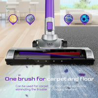 1 x RAW Customer Returns IAB Cordless Vacuum Cleaner, 160W Cordless Vacuum Cleaner with 2200 mAh 6 Removable Battery, 4 in 1 Stick Vacuum Cleaner with Wall Mount Stick Vacuum Cleaner, up to 50 Min, for Hard Floors Carpet Pet Hair Tiles - RRP €99.99