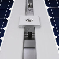 1 x RAW Customer Returns Solar module bracket 30mm 35mm solar panel PV accessories for roof balcony power plant, 20cm mounting rail for mounting solar module, universal PV system set for solar modules roof - RRP €49.4