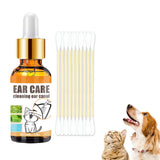 7 x Brand New Rakiuty Ear Cleaner for Dogs, Ear Cleaner, Ear Care, Ear Irrigation for Pets, with Cotton Swab, Ear Cleaner for Dogs and Cats, Ear Irrigation for Pets, for Dogs, Cats Small Animals - RRP €142.8