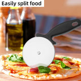 1 x RAW Customer Returns Goodview Household Perforated Pizza Peel, Professional 12 x 14 Paddle Anodized Aluminum Rotary Peeler with Removable Alloy Handle for Homemade Pizza - RRP €40.72