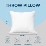 1 x RAW Customer Returns Utopia Bedding Set of 4 Cushions, 45 x 45 cm Cushion Filler, Sofa Cushions, Inner Cushion White  - RRP €21.99