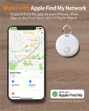 1 x RAW Customer Returns Reyke Smart Tag, Air Tracker Compatible with Apple Find My iOS Only , Find Items for Cats, Keys, Luggage, Suitcases, Wallets, IP67 Waterproof, 4 Piece - RRP €32.26