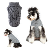 16 x Brand New Dog Sweater, Dog Sweater Small Dogs, Pet Sweater Turtleneck, Dog Sweater Large Dogs, Winter Warm Dog Cat Sweater Clothes Pet Coat Costume Puppy Sweater M  - RRP €139.52