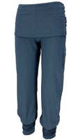 1 x RAW Customer Returns GURU SHOP yoga pants with mini skirt in organic quality, Orion Blue, cotton, size S 36  - RRP €59.9