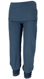 1 x RAW Customer Returns GURU SHOP yoga pants with mini skirt in organic quality, Orion Blue, cotton, size S 36  - RRP €59.9