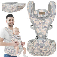 1 x RAW Customer Returns SERAPHY Baby carrier from birth, baby carrier for newborns and small children - RRP €24.0