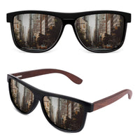 1 x RAW Customer Returns GQUEEN Wooden Sunglasses Men Women Polarized UV400,MOS07 - RRP €25.98