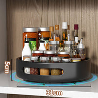 1 x RAW Customer Returns SUJOSAJU Lazy Susan Turntable Organizer Kitchen Countertop Rotating Spice Rack Cabinet Cupboard Organizer Spice Rack for Kitchen Storage - RRP €23.99