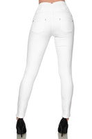 1 x RAW Customer Returns Elara Women s Jeans Stretch Skinny High Waist Chunkyrayan EL60-9 White-42 XL  - RRP €28.43