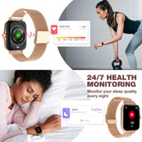 1 x RAW Customer Returns Colesma Smartwatch Women 1.69 HD Touchscreen Fitness Watch Tracker with Phone Function, IP67 Waterproof Smart Watch with Sleep Monitor for iOS Android - RRP €42.64