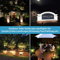 1 x RAW Customer Returns Jior solar lamps for outdoor garden, 6500K solar lights garden, solar spotlights for garden, IP65 waterproof solar light, 3 modes path lighting solar lamps for gardens terrace yard walkway, 2 pieces cold white - RRP €29.99