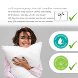 2 x RAW Customer Returns Twillie cushion cover waterproof 50x60 cm set of 2 pieces - Aegis - ko-TEX certified. Pillow protector with zipper Pillow protector cover Breathable, Hypoallergenic, Anti-mite, Antibacterial - RRP €46.8