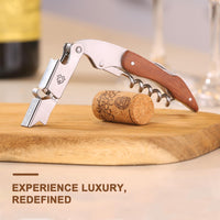 20 x RAW Customer Returns CORKAS Corkscrew Wine, Wine Opener Set Includes Waiter s Knife, Wine Aerator and Wine Pump with 2 Wine Stoppers, Professional Wine Accessories for Wine Lovers - RRP €510.4