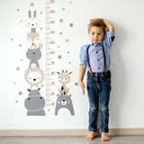 1 x RAW Customer Returns Wall sticker children s height chart measuring stick child forest animals wall sticker boho decor, wall stickers children s room for girls wall stickers bedroom baby room children s room decoration - RRP €9.47