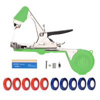 1 x RAW Customer Returns Jajadeal Plant Binding Pliers, Tape Tool Hand Binding Machine for Viticulture Tomatoes Cucumbers Fruit Vegetables, Agriculture Garden Binding Machine with 1 Box of Staples and 10 Tape Rolls - RRP €32.23