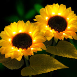 1 x RAW Customer Returns HELESIN Solar Lamps for Outdoor Decoration, 2 Pack Solar Lights, Waterproof Solar Garden Light Decoration, Sunflower Light with 20 LEDs for Garden, Patio Decoration Mother s Day Gift - RRP €21.28