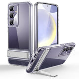 1 x RAW Customer Returns ESR for Samsung Galaxy S24 Plus Case, Stand S24 Plus Cover with 3 Stand Modes, Military Standard Drop Protection, Shockproof Slim Phone Case with Patented Kickstand, Boost Series, Clear - RRP €19.14