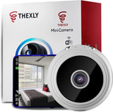 5 x RAW Customer Returns THEXLY - Hidden Spy Camera HD 1080p - Mini WiFi Spy Camera to View on Your Mobile - Camouflaged Surveillance with Motion Sensor and Night Vision New Version White  - RRP €99.95