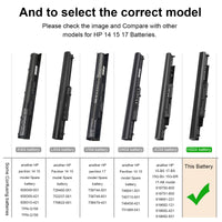 1 x RAW Customer Returns ASUNCELL HS03 HS04 Laptop Battery for HP 240 G4 245 G4 246 G4 250 G4 255 G4 256 G4 Series HP Notebook 14 14g 15 Series 807612-421 807956-001 HSTNN-LB6U HSTNN-LB6V - RRP €22.99