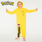 1 x RAW Customer Returns Pokemon Onesie for Boys, 4-14 Years, Overall Jumpsuit Boys - Cuddly Suit Children for Children - Pajamas Boys Yellow, 7-8 Years  - RRP €25.09