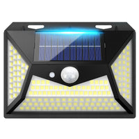 1 x RAW Customer Returns RISEMART Outdoor Solar Lamp, 153LED Outdoor Solar Light with Motion Sensor Outdoor Lighting Solar Spot Led Wireless for Garden, Terrace, Garage - RRP €20.4