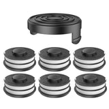 1 x RAW Customer Returns TRUSTLIONTEK Replacement Line Spool 3405685 for Einhell GC-ET 4530 Brush Cutter Set 6 Line Spools 1 Grass Trimmer Cover - RRP €19.68