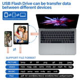 1 x RAW Customer Returns EOZNOE 256GB USB Stick for iPhone Flash Drive, 3-in-1 iPhone Memory Stick USB 3.0 External Storage, iPhone Photo Stick Storage Expansion Compatible with iPhone iPad Android PC Mac - RRP €24.68