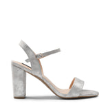 1 x RAW Customer Returns DREAM PAIRS Women s Sandals with Block Heel High Heels Sexy Sandals with Heel Pumps Women s Summer SDHS2358W-E Silver Size 38 EUR  - RRP €28.99