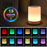 1 x RAW Customer Returns Lightess dimmable bedside lamp set of 2 table lamps dimmable RGB touch smart night light mood light 13 colors color change for children s room, bedroom, living room, study etc. - RRP €34.99