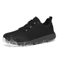 1 x Brand New Ulogu Sports Shoes Men Women Waterproof Running Shoes Lightweight Sneakers Fitness Sneaker Running Shoe, Black, Size 46 - RRP €40.33