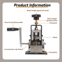 1 x RAW Customer Returns Ezebesta Manual Wire Stripping Machine, Copper Drill Wire Stripper, Portable Hand Crank Wire Stripping Machine, Wire Stripping Tool Aluminum Construction - RRP €45.99