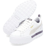 1 x RAW Customer Returns PUMA Mayze Lth Wn s, Women s Sneakers, White White White , 36 EU - RRP €87.79