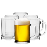 1 x RAW Customer Returns TREND FOR HOME Beer mug 0.5 liter set of 6 with handy handle glass mug 0.5 liter beer glass beer mug beer glasses 0.5 beer mug beer mug glass beer mugs mug transparent Ulf - RRP €35.28