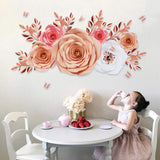 3 x Brand New Mionyl Rose Fleurs en Papier pour d coration Murale - Grande Fleur Artificielle 3D - D coration Murale id ale pour b b , Fille, gar on, Chambre d enfant, Chambre Coucher, d coration - RRP €89.97