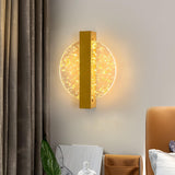 1 x RAW Customer Returns Comely Indoor LED Wall Light, Gold Creativity 12W 1500LM Round LED Wall Lamp Warm White 3000K, Indoor Modern Wall Light, Indoor Wall Lighting for Living Room, Bedroom, Stairwell, Hallway - RRP €27.22