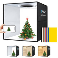 1 x RAW Customer Returns PULUZ 15.7 inch 40CM Foldable Portable Photo Box for Photography with Enhanced Brightness, 6 Colors PVC Background, USB, 3 Light Models, Multi-Angle Shooting - RRP €60.49